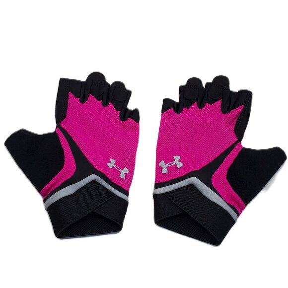 Under Armour Women's CS Flux Training Gloves in Pink and Black Size XS - Picture 3 of 4